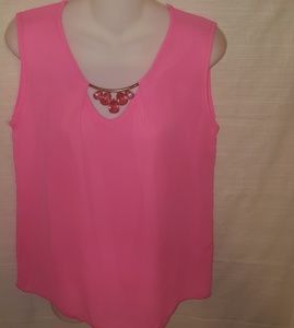 Style me| pink top |size medium |new without tags